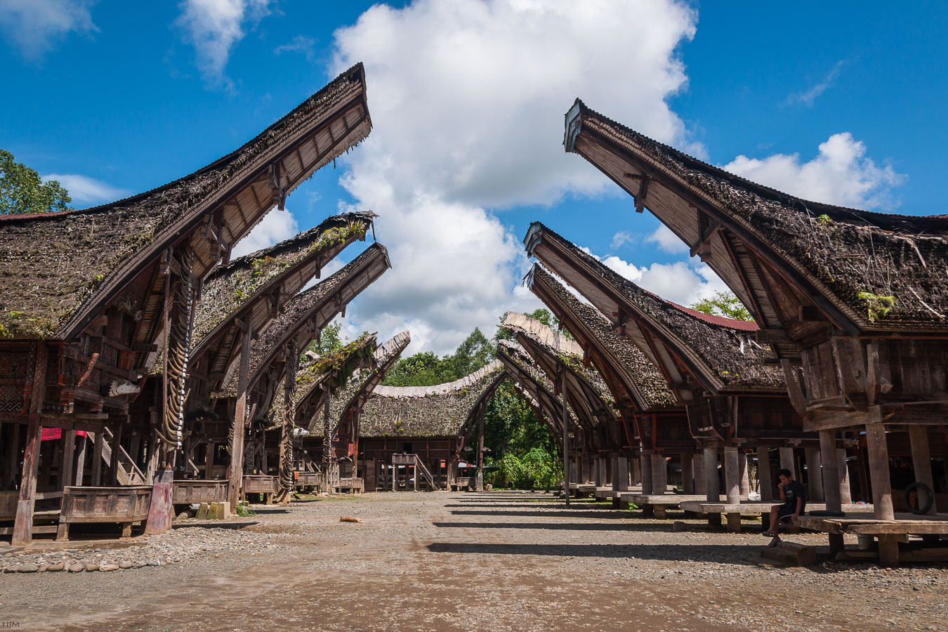 Traditionelles Toraja-Dorf