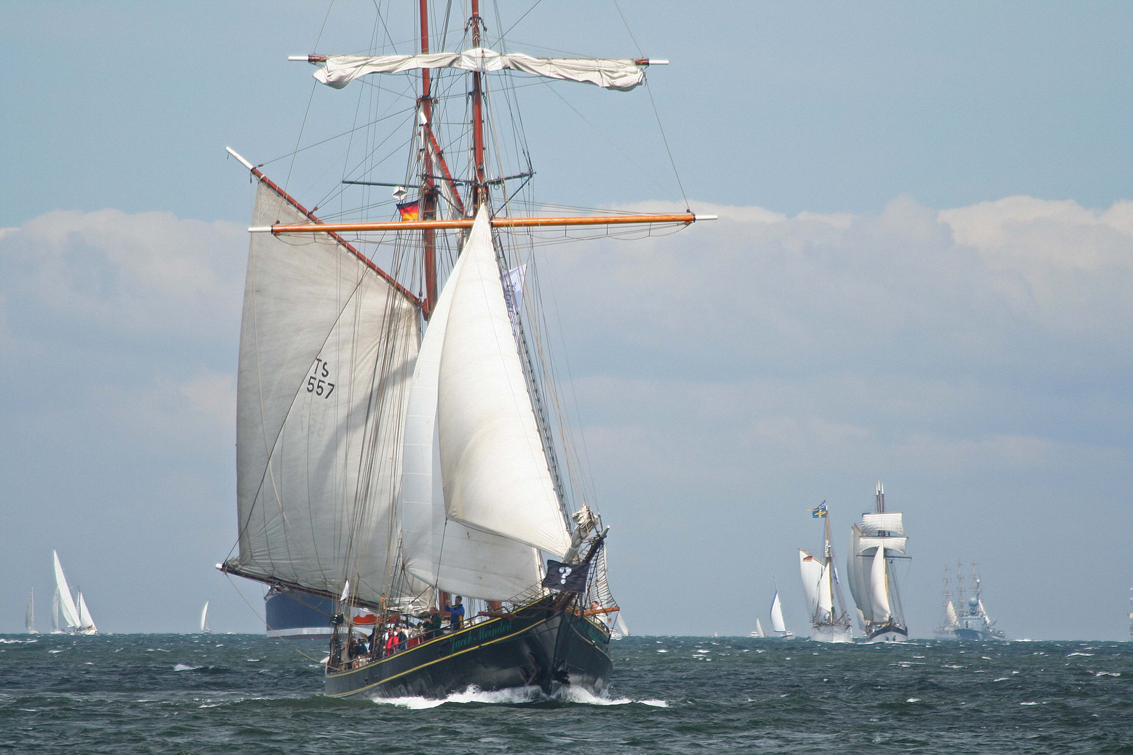 Traditions-Segelschiffe auf der Kieler Förde #1