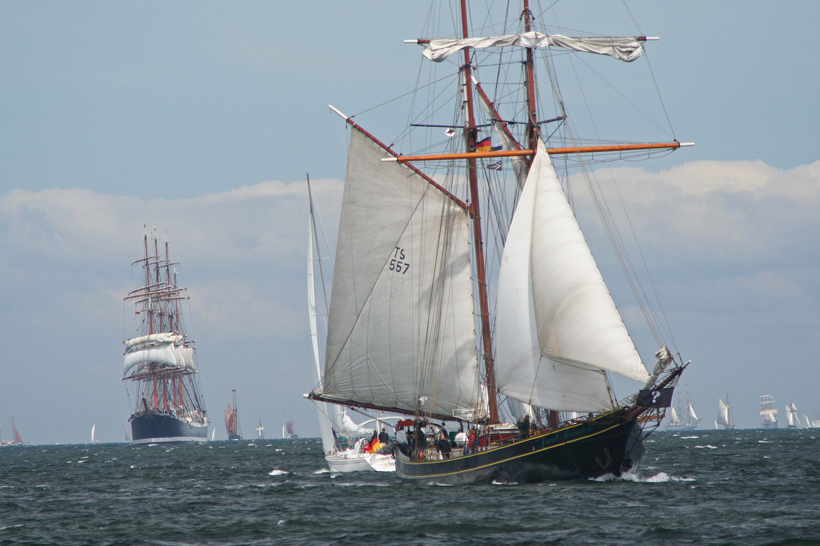 Traditions-Segelschiffe auf der Kieler Förde #2