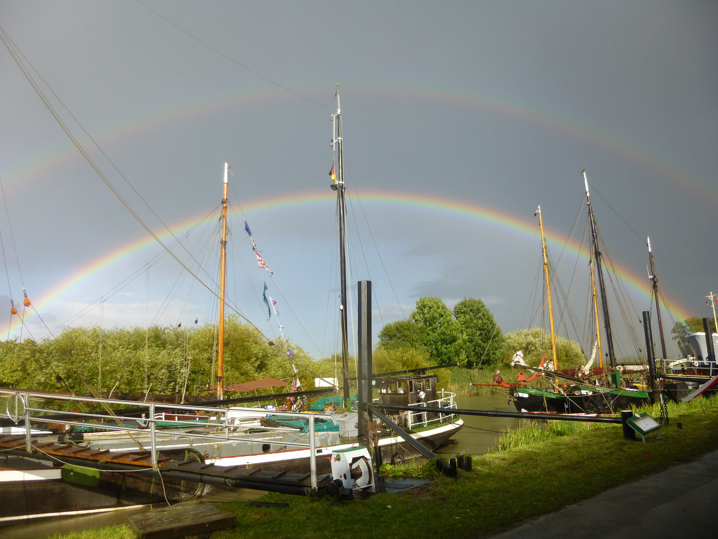 Traditionshafen Wischhafen Regenbogen 2014