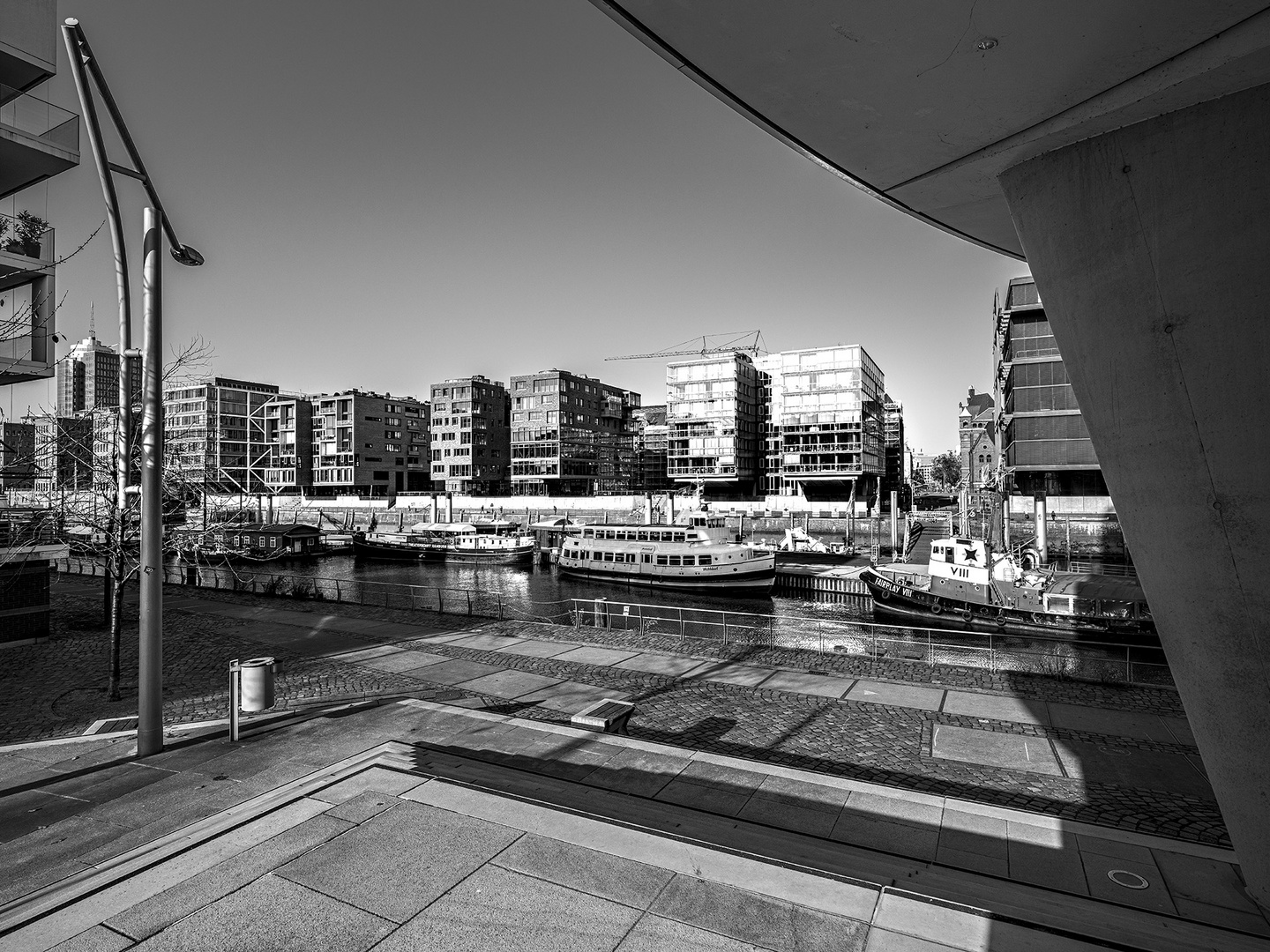 Traditionsschiffhafen in der Hafencity