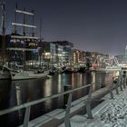 Traditionsschiffhafen, Sandtorhafen @night 2