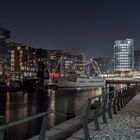 Traditionsschiffhafen, Sandtorhafen @night