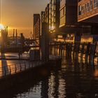 Traditionsschiffhafen - Sonnenuntergang