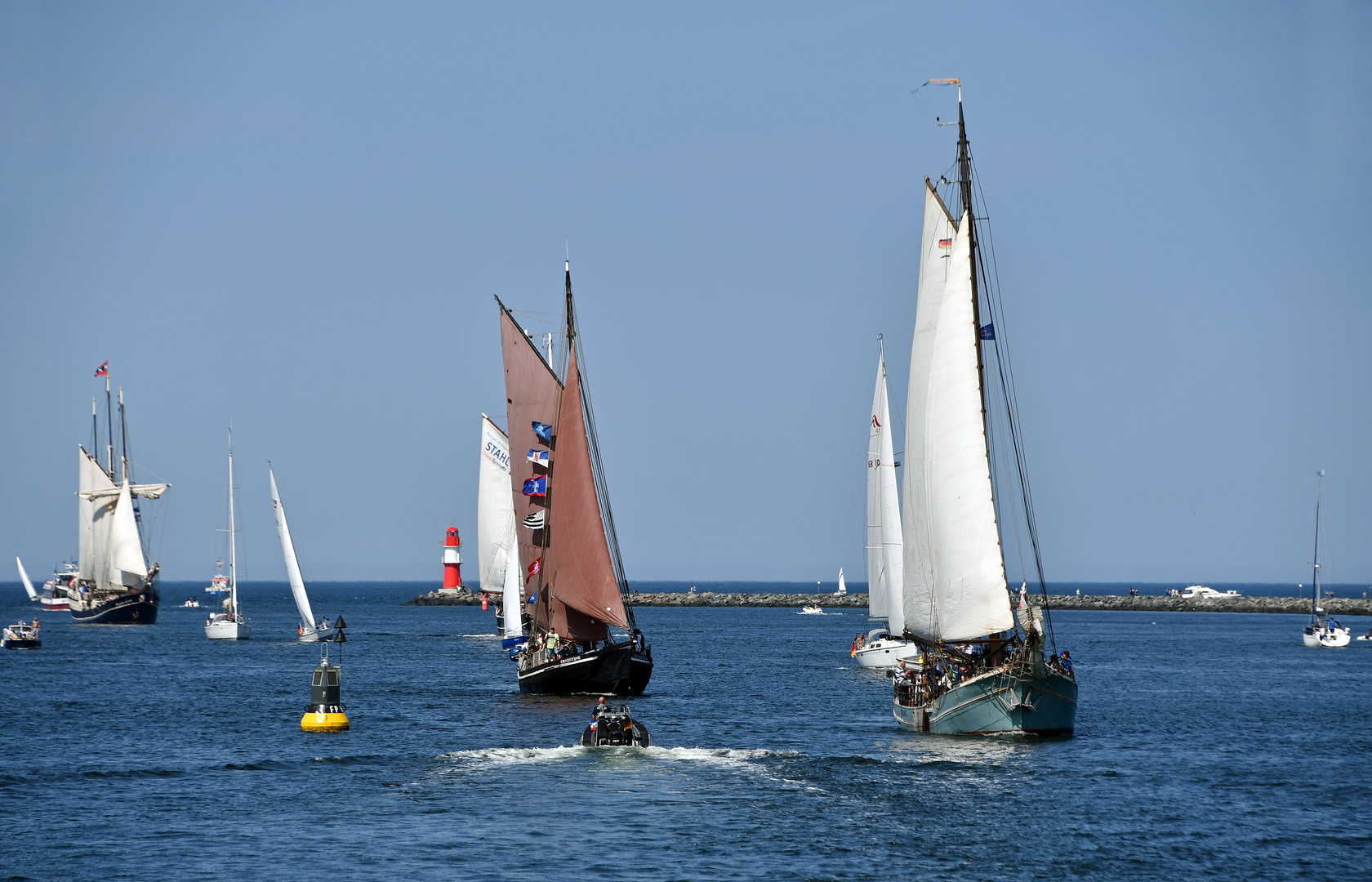 Traditionssegler auf der Hanse Sail 2022