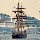 Traditionssegler auf der Kieler Förde