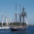 Traditionssegler auf der Kieler Woche