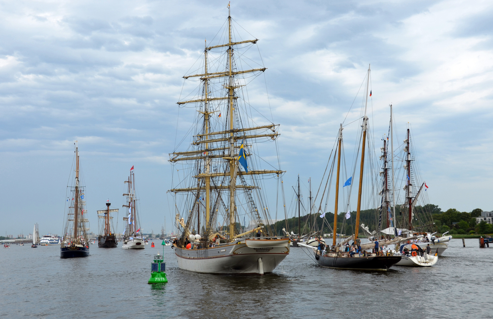 Traditionssegler zur Hanse Sail 2015