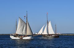 Traditionssegler zur Hanse Sail 2022