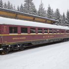 Traditionszug am Bahnhof Rennsteig in Schmiedefeld - Thüringen