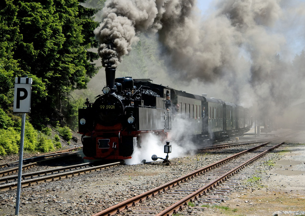 Traditionszug der Harzer Schmalspurbahnen