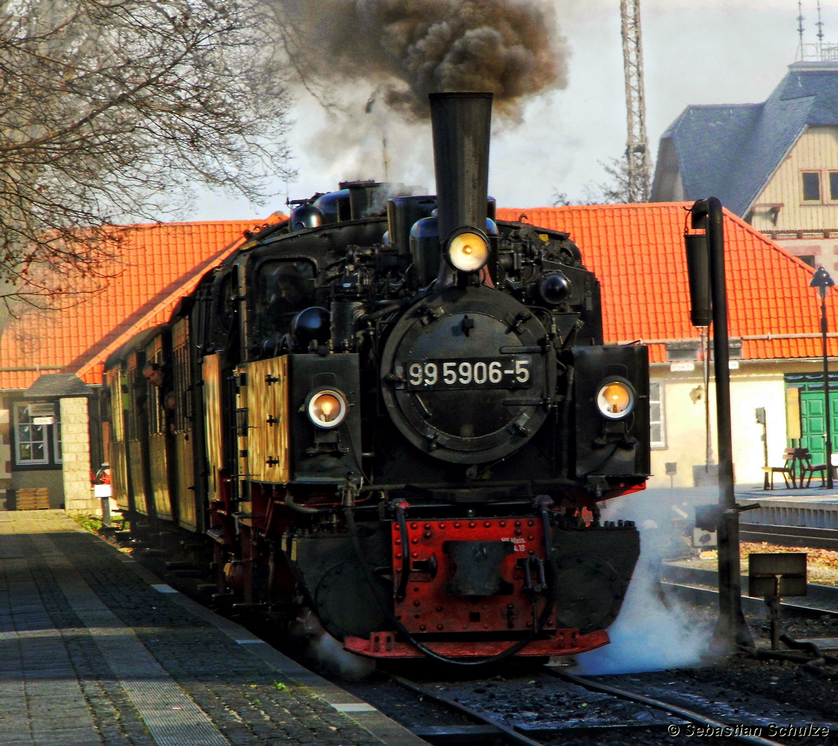 Traditionszug der HSB mit Mallet Lokomotive 99 5906-5