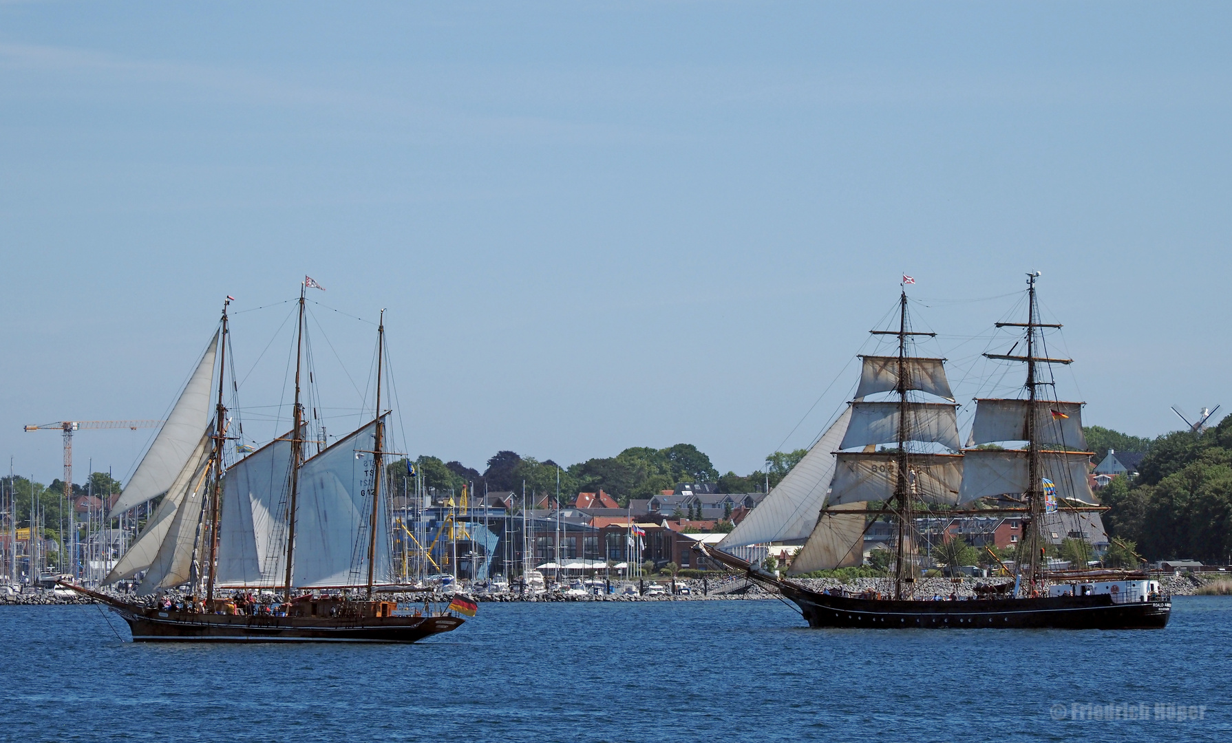 Traditiosschiffe auf der Kieler Woche