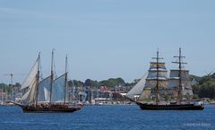 Traditiosschiffe auf der Kieler Woche