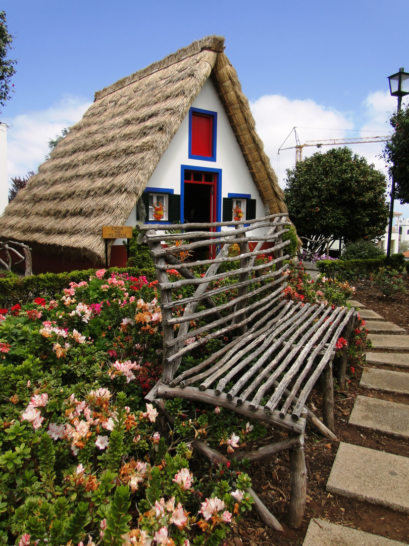 traditonelle Strohhäuser in Santana (Madeira)