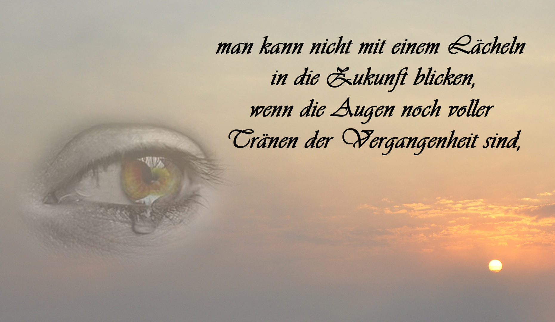 Tränen Foto & Bild sprüche, fotomontage, digiart Bilder auf