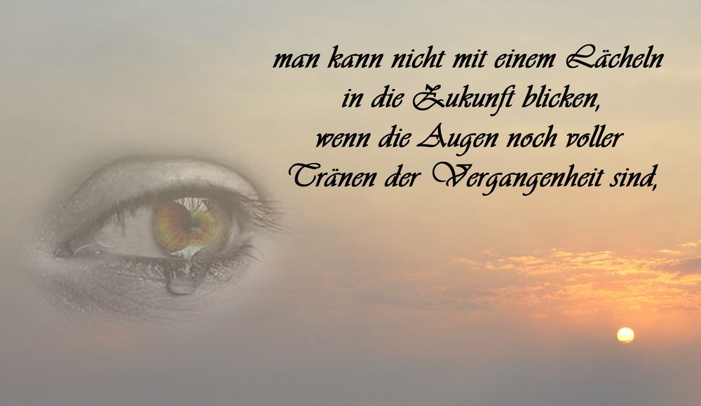 Tränen Foto &amp; Bild sprüche, fotomontage, digiart Bilder auf