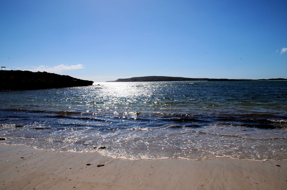 Träumen am Strand von der Waterloo Bay