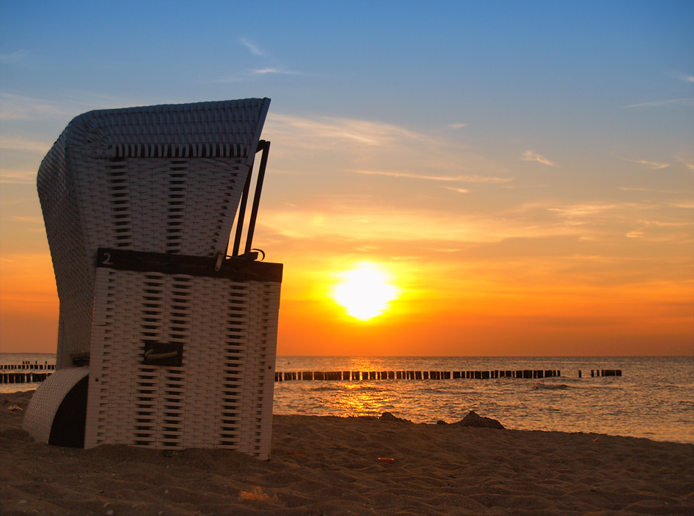 Träumen im Strandkorb ...