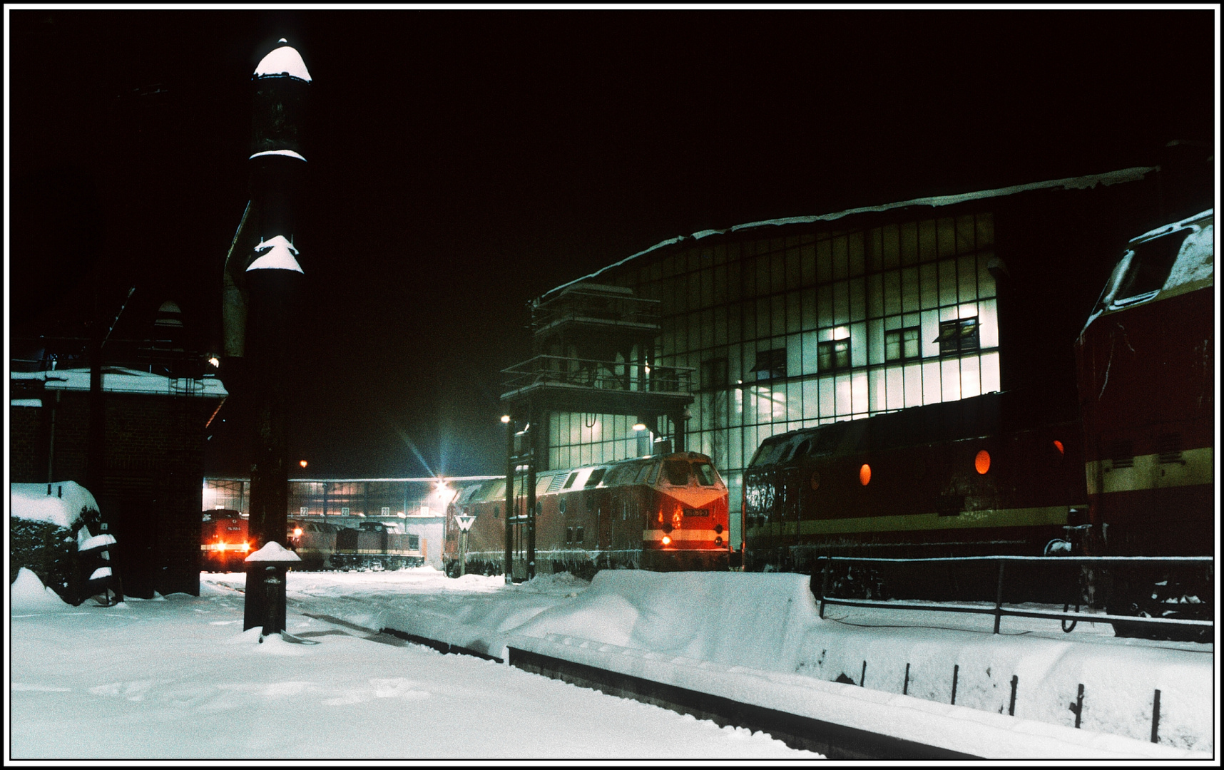 Träumen vom Eisenbahnwinter wie verrückt ist das denn