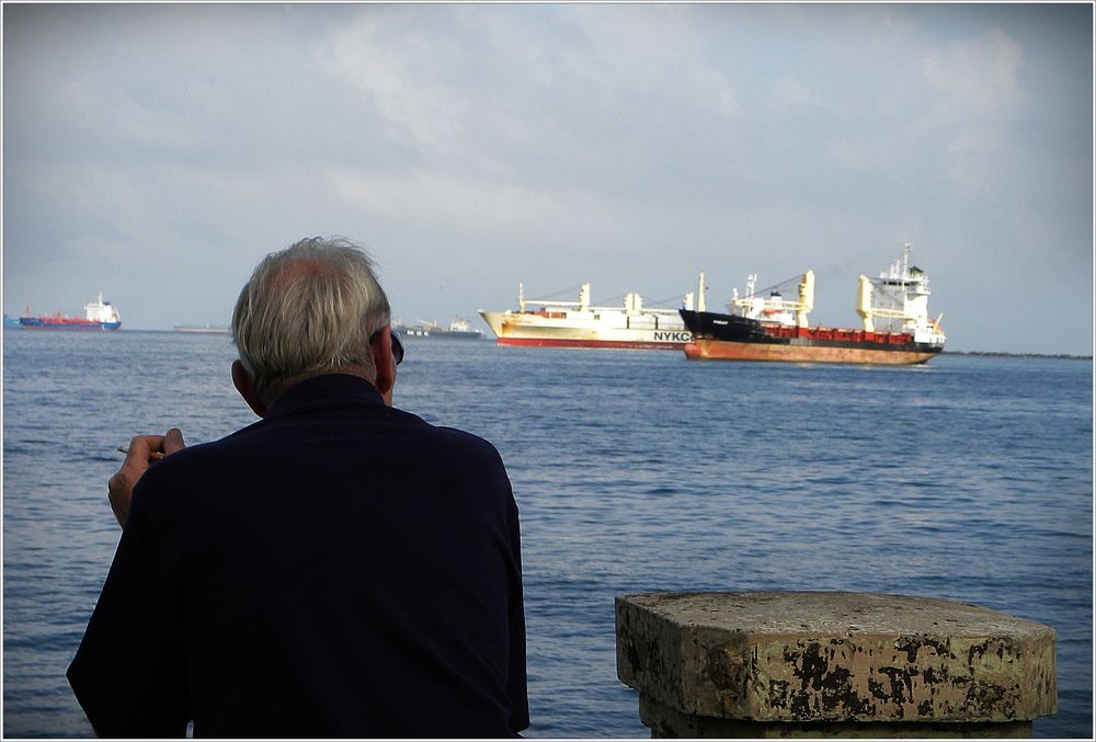 Träumender Hanseat am Panamakanal....