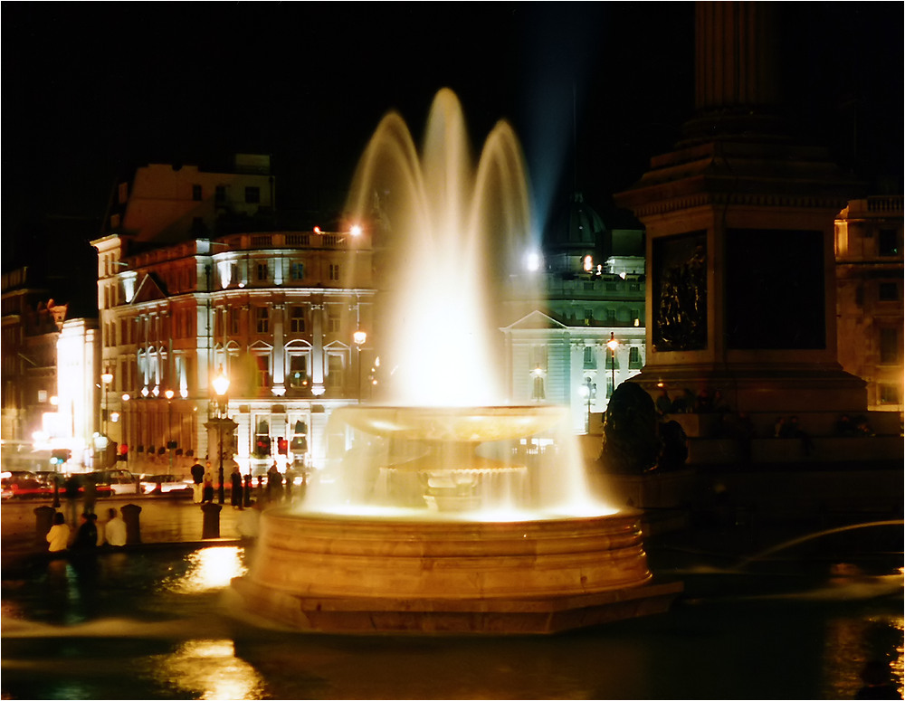 Trafalgar Square at Night