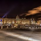 Trafalgar Square bei Nacht