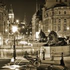 Trafalgar Square Sepia HDR