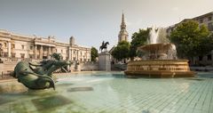 Trafalgar Square -  The National Gallery - St Martin in the Fields - 02