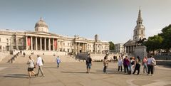 Trafalgar Square -  The National Gallery - St Martin in the Fields - 05