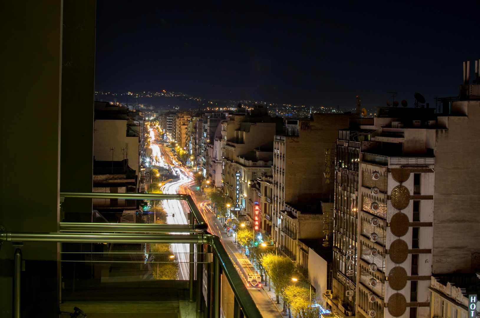 Traffic at night