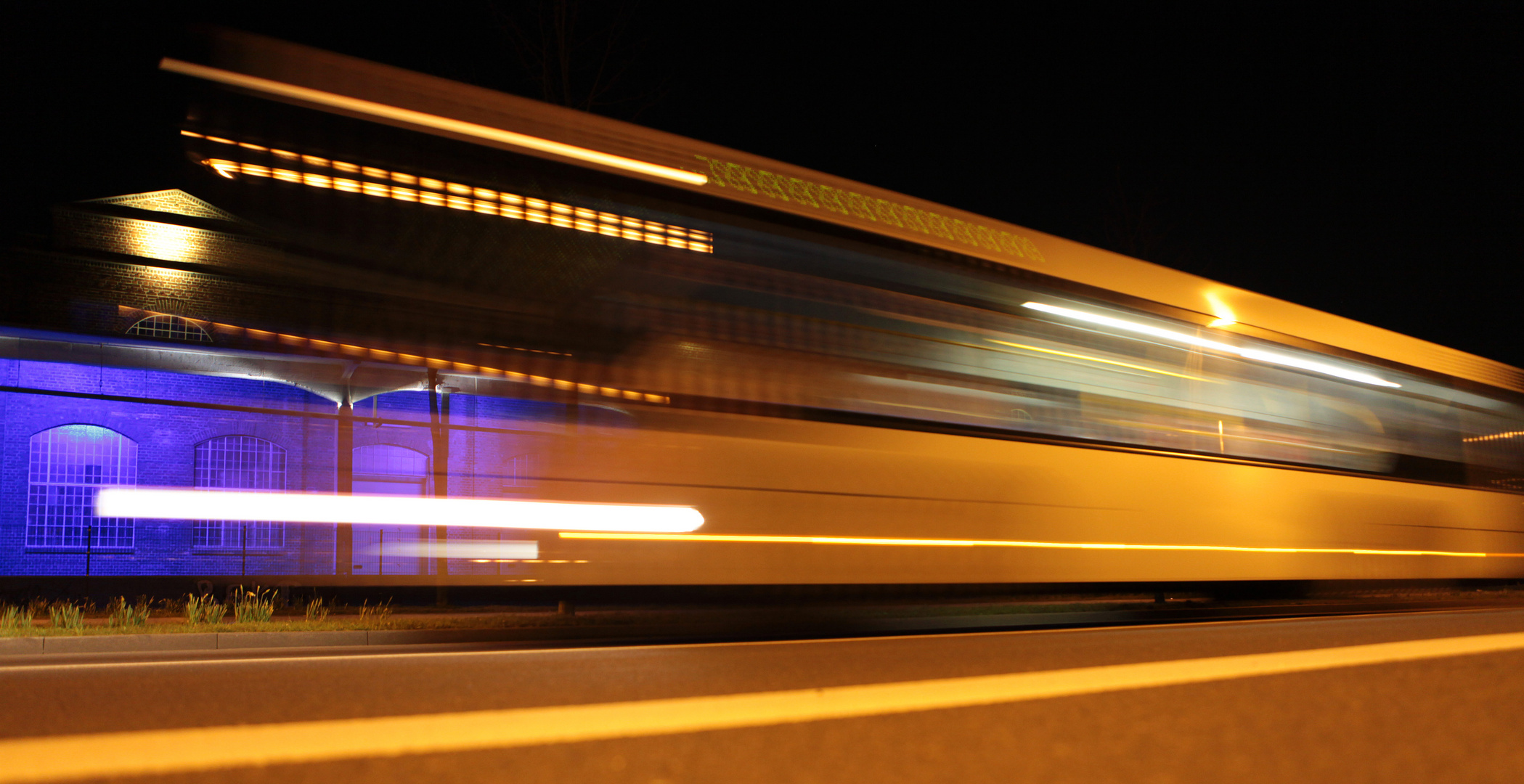 Traffic at night