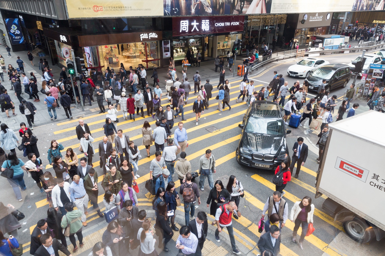 Traffic in Hong Kong