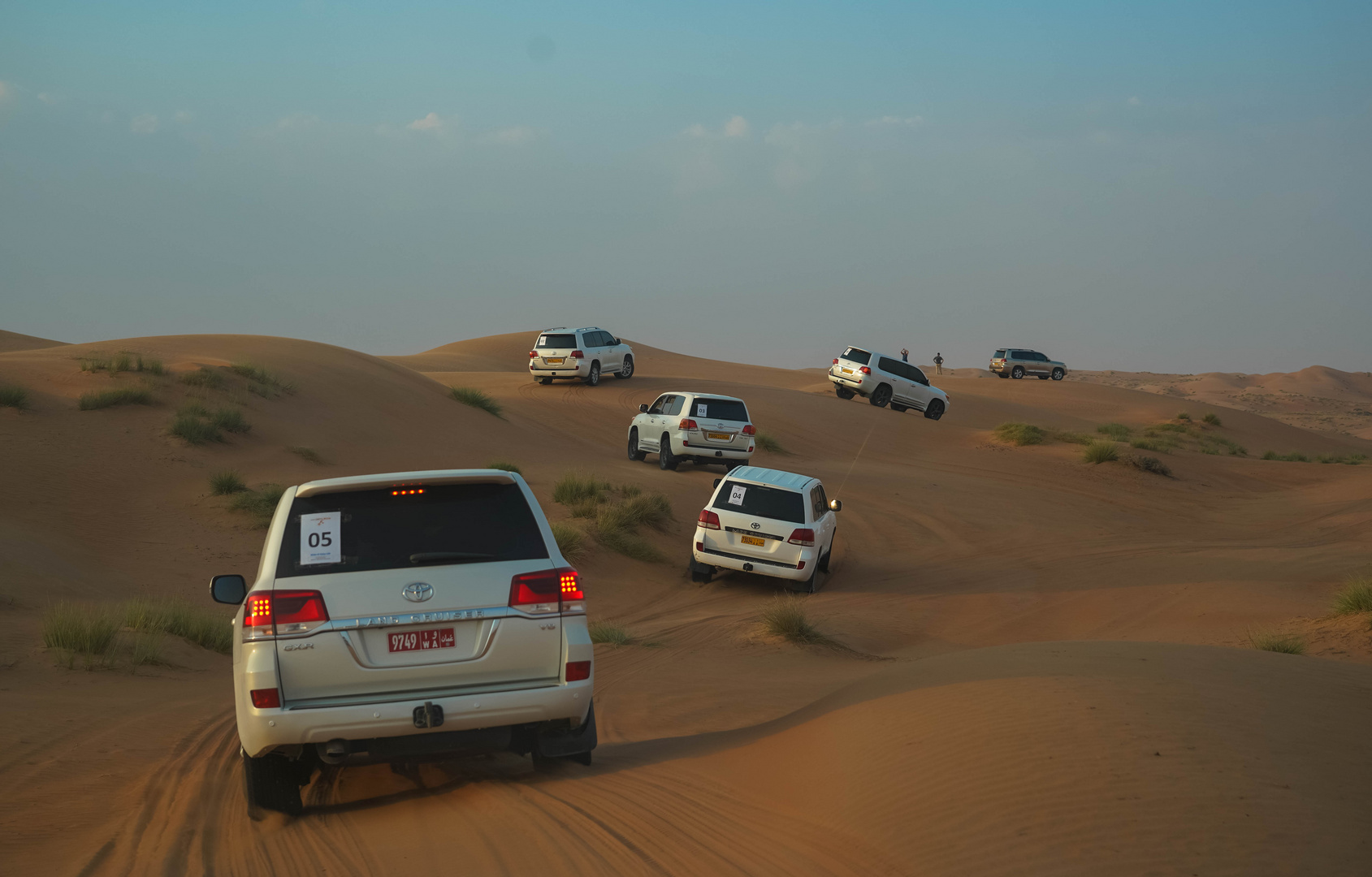 ..traffic in the dessert..