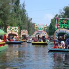 Traffic in Xochimilco, Mexico City