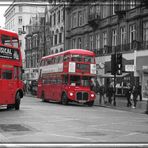 Traffic jam at Oxford Street