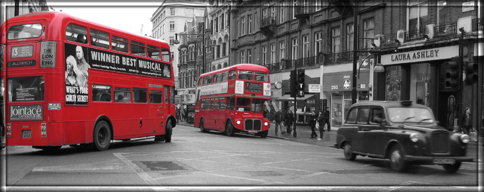 Traffic jam at Oxford Street