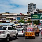 Traffic jam dowmtown Phnom Penh