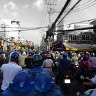 Traffic jam in Hanoi