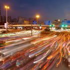 Traffic Jam in Saigon Vietnam