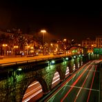 traffic lights in Barceloneta, Barcelona Harbor