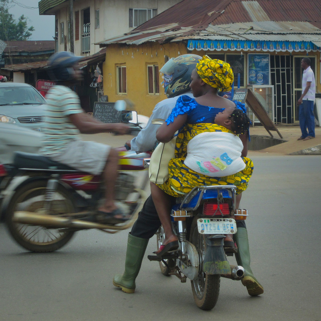 Traffic, Nigeria, Benin City, August 2011
