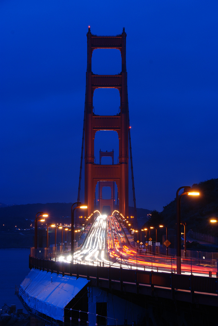 Traffic on Golden Gate