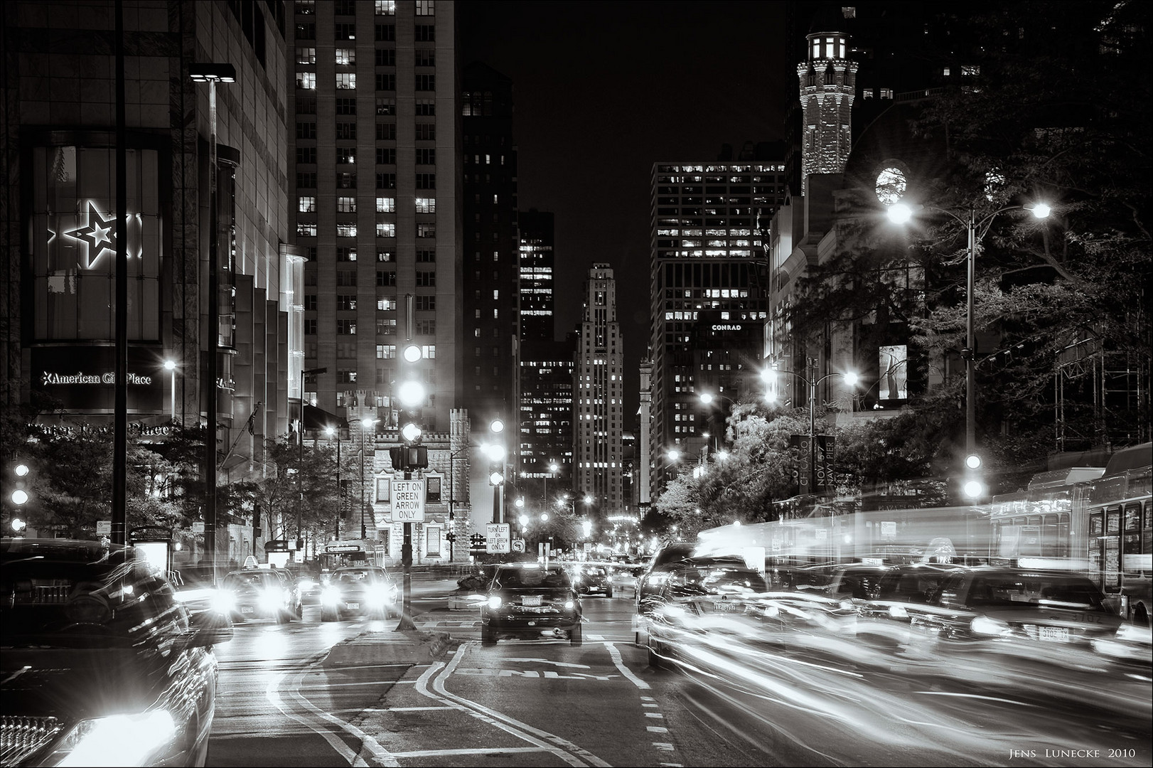 Traffic on Michigan Ave