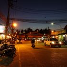 Traffic on Thong Sala High Street