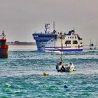 Trafic assez intense dans la rade de Lorient