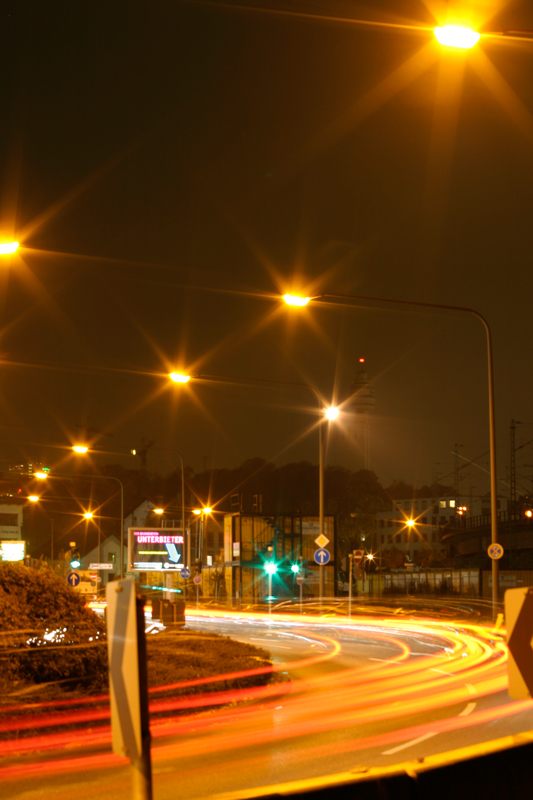 Trafic at night