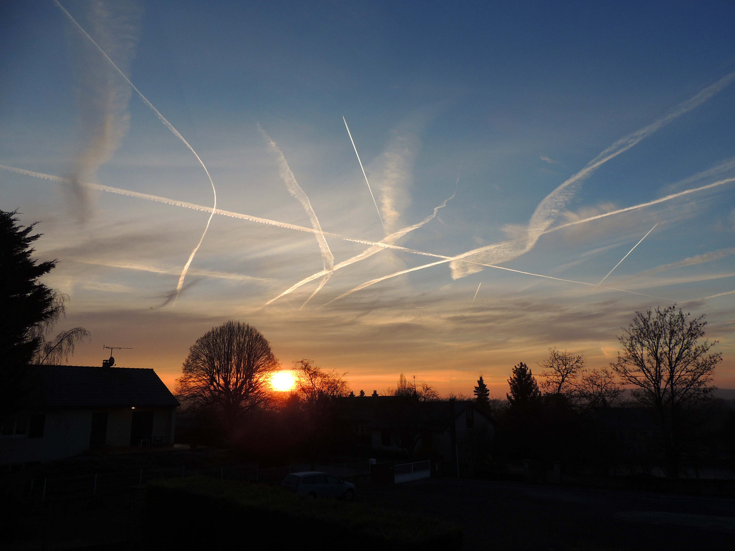 Trafic dans le ciel