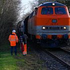 Trafo-Schwertransport auf der Stichstrecke vom Bf Bockum-Hövel nach Werne-Stockum