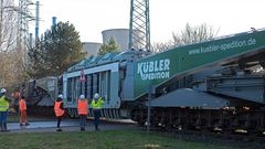 Trafo-Schwertransport auf der Stichstrecke vom Bf Bockum-Hövel nach Werne-Stockum (Nachlese)